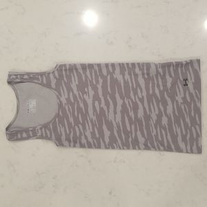 Under Armour Fitted Tank Top Grey Size: XS